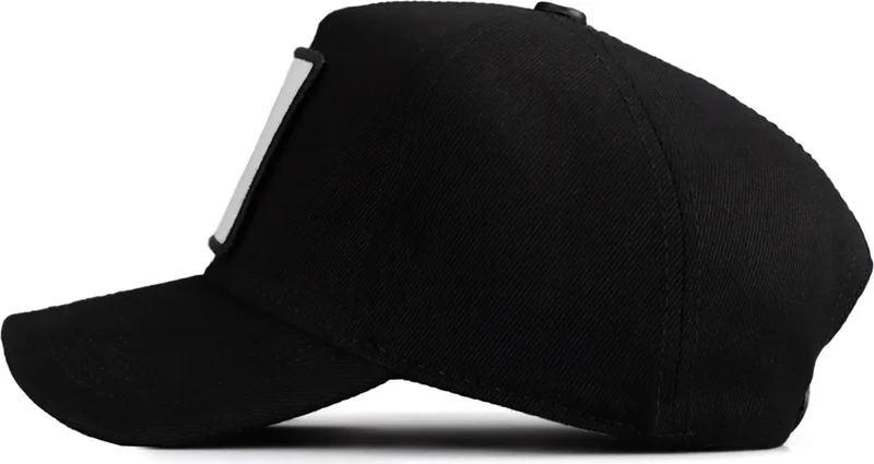 بلاك بورك BlackBörk V1 Baseball Bear - Unisex Black Cap with 2 Code Logo