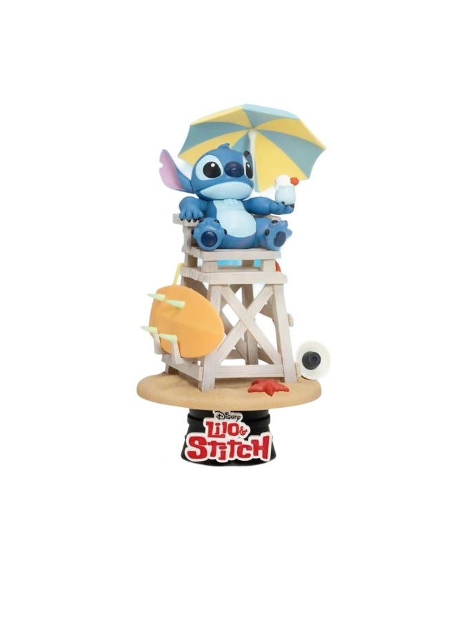 BEAST KINGDOM D-Stage Disney Lilo & Stitch Stitch Summer Vibe D-Stage 126 Diorama Toy (16.4 Cm) - Image 1
