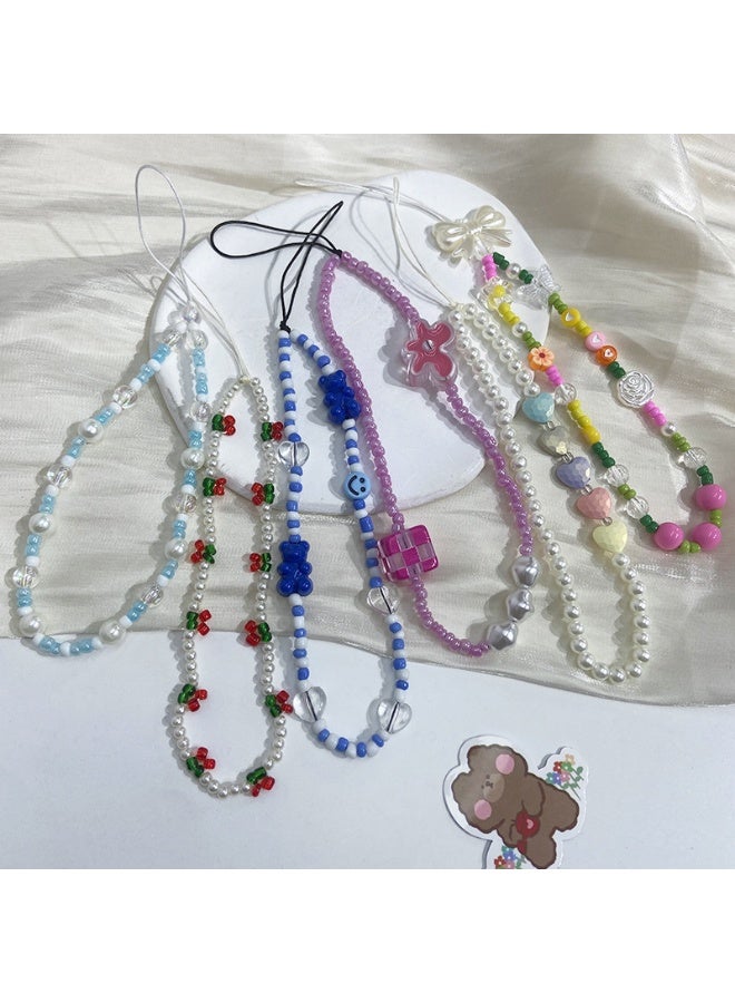 NIBEMINENT Phone Charm/ Chain Strap for Women Girls, Minimalist And Versatile Cell Phone Case Lanyard Wrist Strap - Image 2
