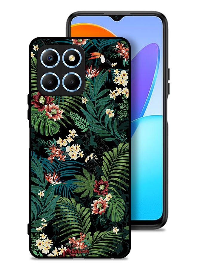 Tolwak Honor X6 Protective Case Cover Tropical Leaves - Image 1
