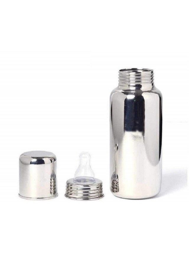 Maxima - Aayush Stainless Steel Baby Feeding Bottle Milk Feeding Water Feeding 250 Ml. - Image 1