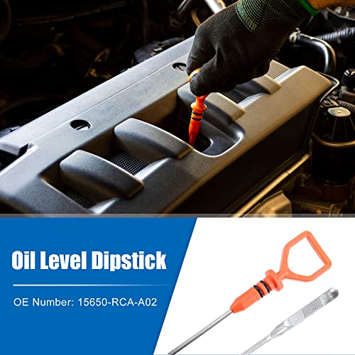 X AUTOHAUX Engine Oil Dipstick for Honda Accord Crosstour Odyssey Pilot Ridgeline Oil Level Dipstick Replace 15650-RCA-A02 15650RCAA02 - Image 3