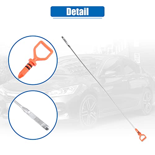 X AUTOHAUX Engine Oil Dipstick for Honda Accord Crosstour Odyssey Pilot Ridgeline Oil Level Dipstick Replace 15650-RCA-A02 15650RCAA02 - Image 5