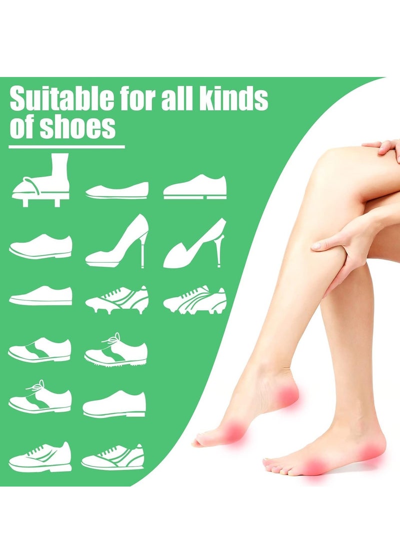 GUDOO 60 حزمة من وسادات مسامير القدم الناعمة من وسادات الذرة ذات الشكل البيضاوي الناعم لأسفل القدم، وسادات الذرة اللاصقة للقدم للرجال والنساء، وتخفيف آلام أصابع القدم والكعب - Image 5