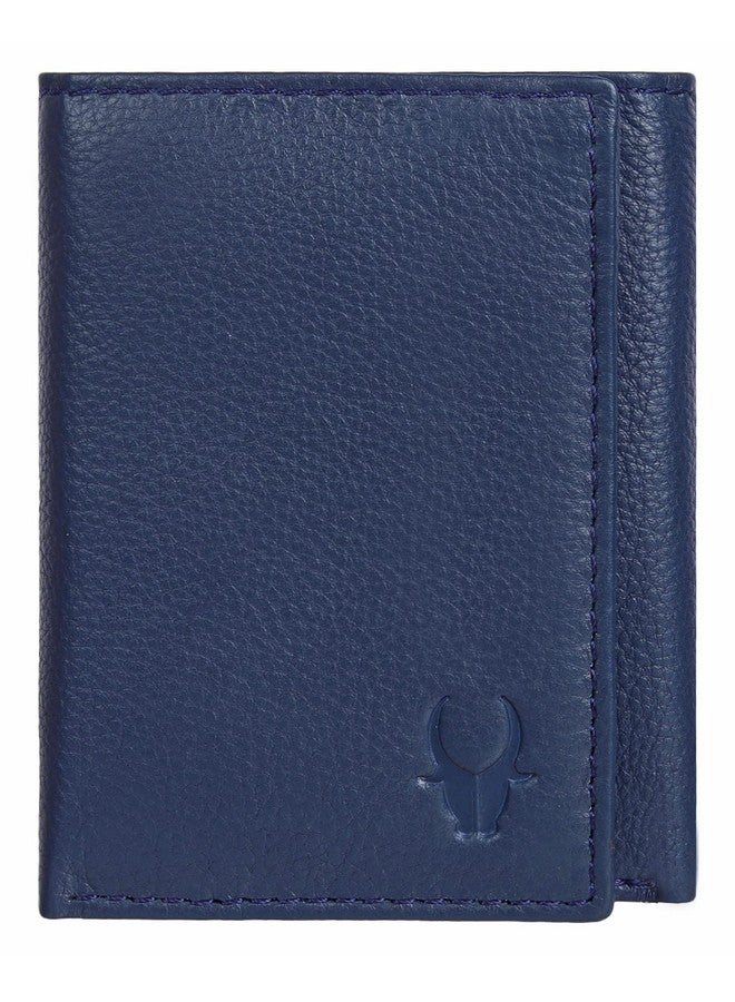 WildHorn Rfid Protected Leather Wallet For Men, Blue - Image 2