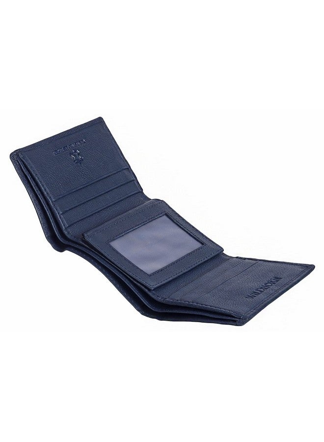 WildHorn Rfid Protected Leather Wallet For Men, Blue - Image 5