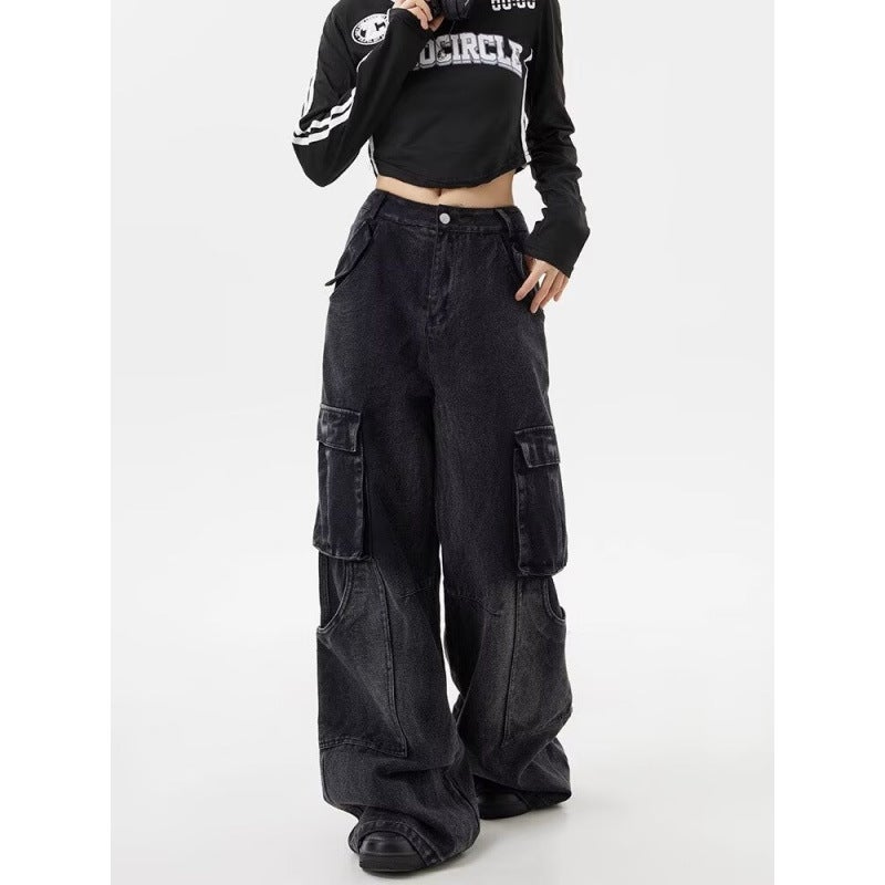 Unisex Casual Daily Denim Jeans - Image 3