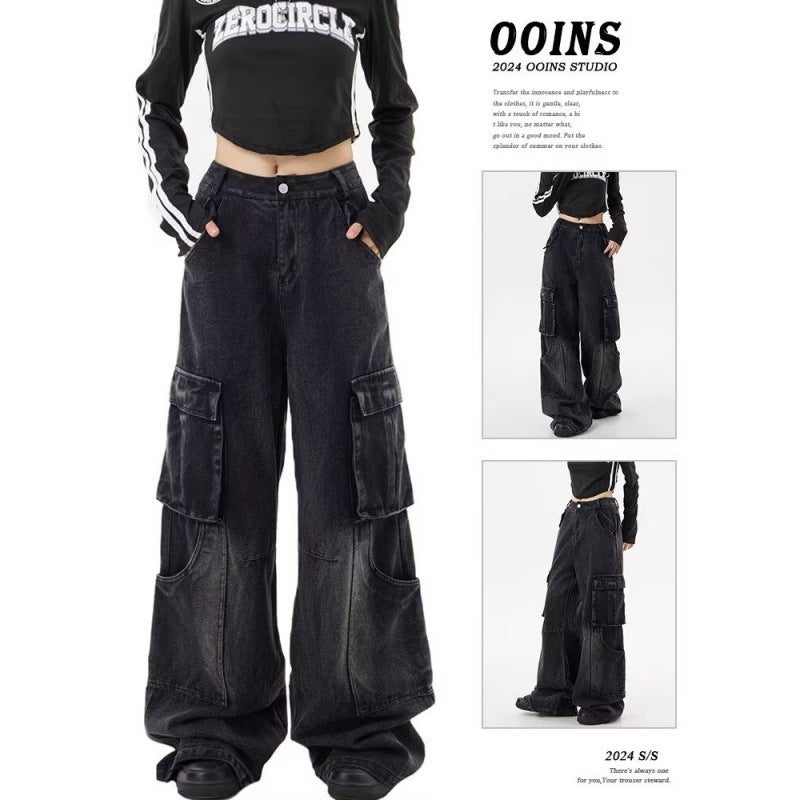 Unisex Casual Daily Denim Jeans - Image 2