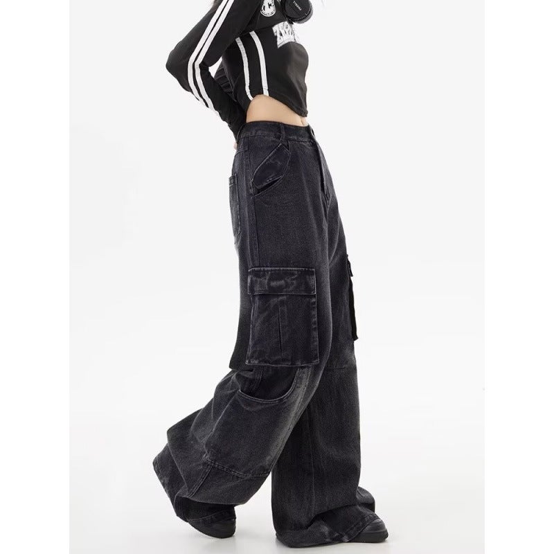 Unisex Casual Daily Denim Jeans - Image 4