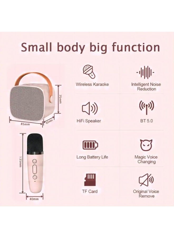 K1 Bluetooth Stereo Microphone – Wireless Karaoke Speaker with Built-in Battery, Echo, and Bluetooth Connection - Image 3