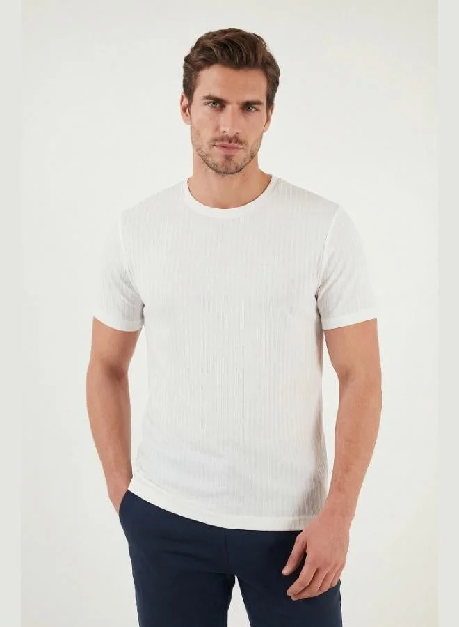 Buratti Cotton Regular Fit Crew Neck T-Shirt Men's T-SHIRT 5904068