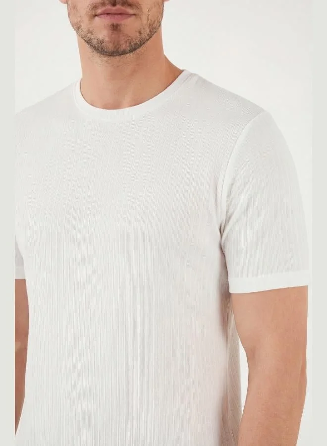 Buratti  Buratti Cotton Regular Fit Crew Neck T-Shirt Men's T-SHIRT 5904068 for Men | Best Price UAE