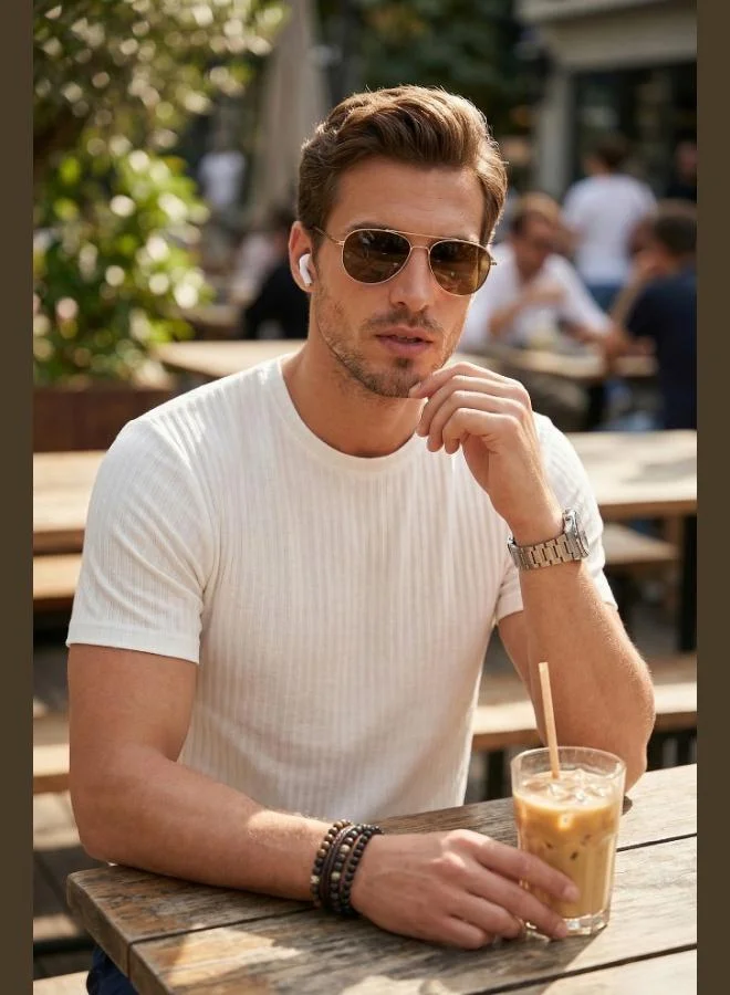 Buratti  Buratti Cotton Regular Fit Crew Neck T-Shirt Men's T-SHIRT 5904068 for Men | Best Price UAE