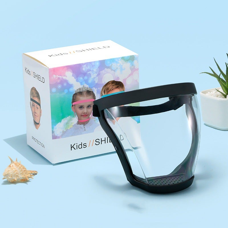قناع حماية كامل الوجه للأطفال قناع كروي نظارات مضادة للضباب مضادة للرذاذ حماية ضد الأوبئة حماية العمل قناع رأس الحصان - Image 2