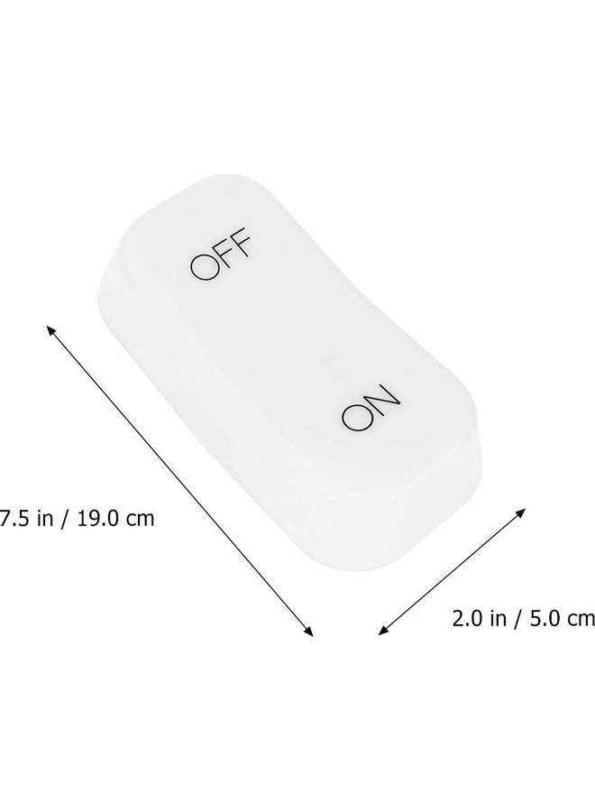 NIBEMINENT ON/OFF Switch Light Rechargeable Table Lamp White - Image 2