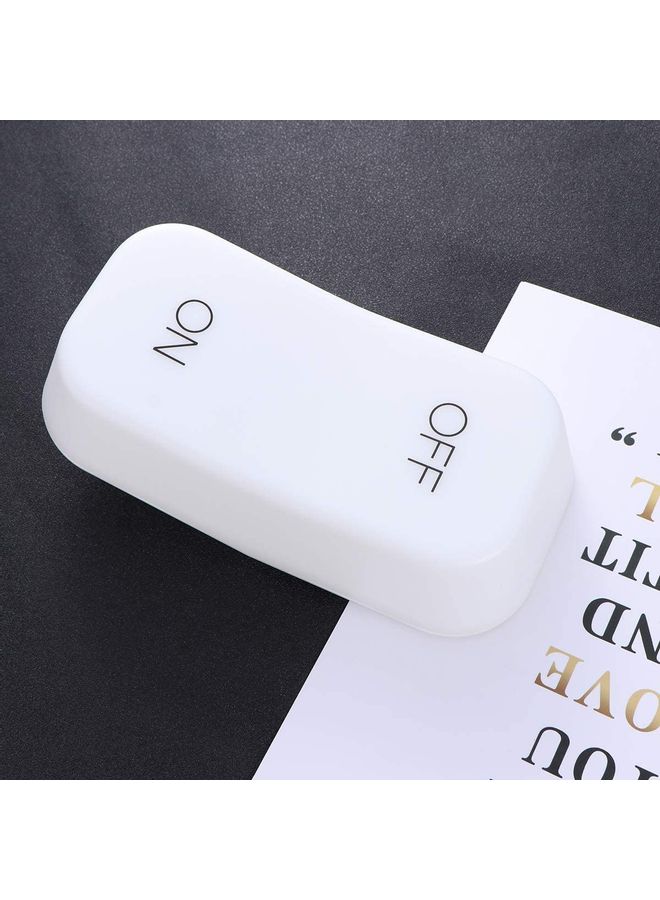 NIBEMINENT ON/OFF Switch Light Rechargeable Table Lamp White - Image 4