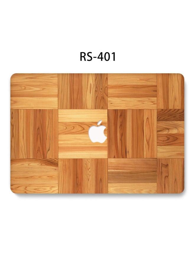 ماركة غير محددة - غطاء حماية لجهاز Macbook لجهاز Apple Laptop Case Air Pro اللون المطلي بالخشب المحبب - اللون: RS-401 - الموديل المطبق: Air13(A1369/A1466) - Image 1