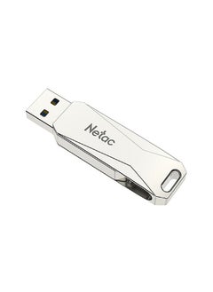 BURAQ Netac U782C 32GB USB-C / Type-C + USB 3.0 360 Degrees Rotation Zinc Alloy Flash Drive OTG U Disk  - Image 3
