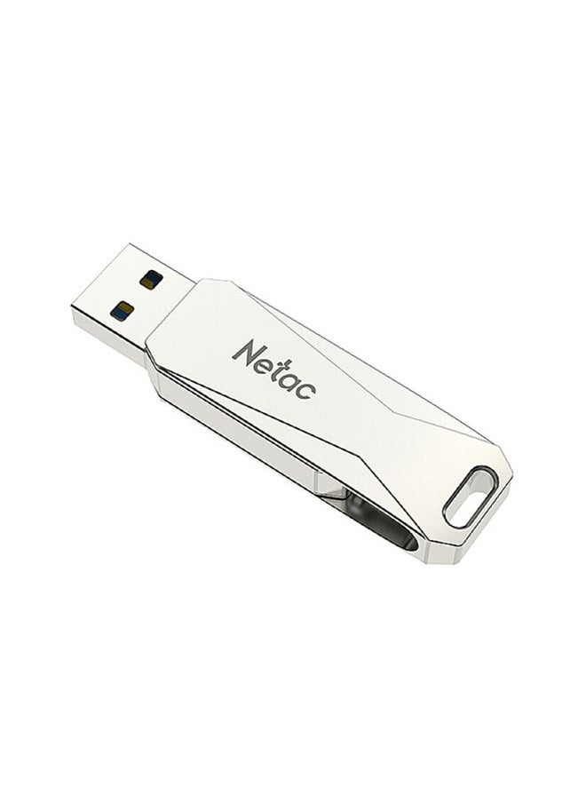 BURAQ - Netac U782C 32GB USB-C / Type-C + USB 3.0 360 Degrees Rotation Zinc Alloy Flash Drive OTG U Disk - Image 1