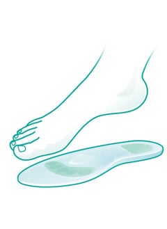 OPPO Silicone Elastmax Insoles 5401 – Dual-Density Orthotic Foot Support for Shock Absorption & Arch Relief  - Image 2