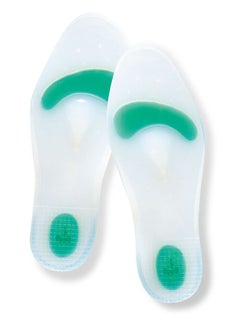 Silicone Elastmax Insoles 5401 – Dual-Density Orthotic Foot Support for Shock Absorption & Arch Relief