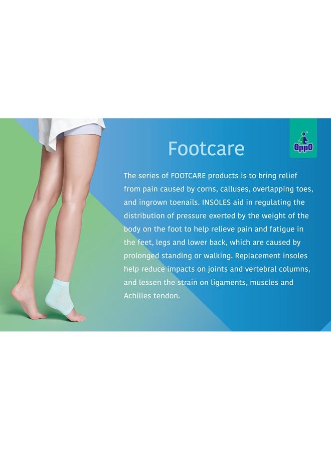 OPPO - Silicone Elastmax Insoles 5401 – Dual-Density Orthotic Foot Support for Shock Absorption & Arch Relief - Image 1
