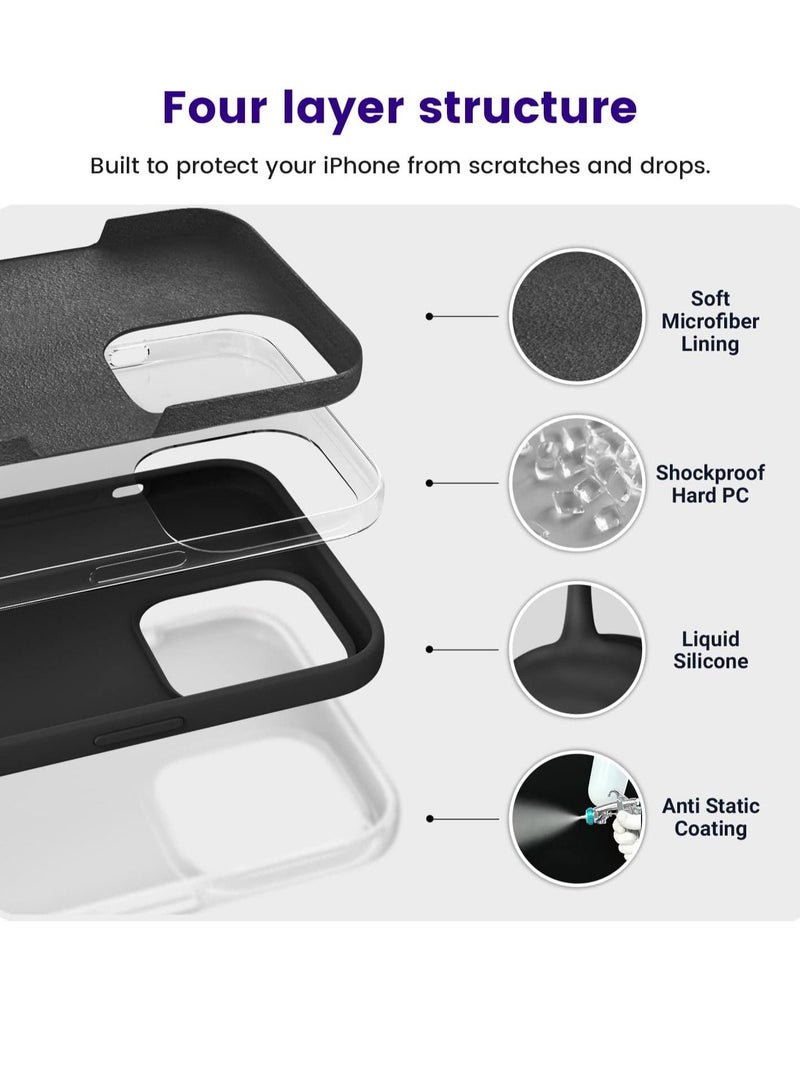 Designed for iPhone 14 Pro Max Case, Silicone Shockproof Slim Thin Phone Case for iPhone 14 Pro Max 6.7 inch - Image 2