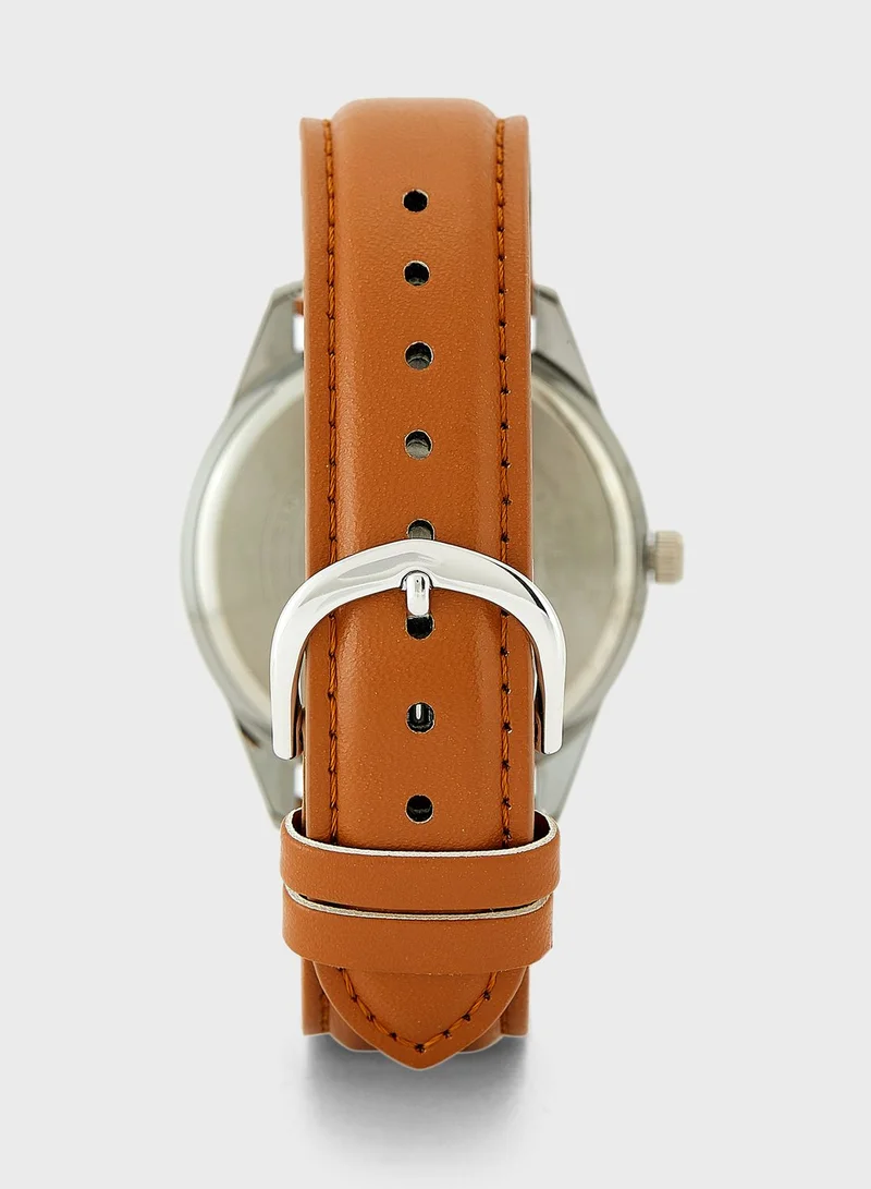 CASIO Mtp-V005L-2B4Udf Analog Watch