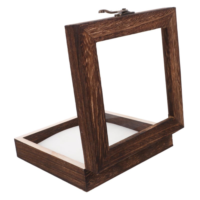Rustic Wood Shadow Box Display Case with Eva Padding for Insect Preservation Photos Tickets Collectibles Decor - Image 2
