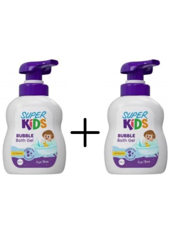 Superkids bubble bath gel 300 ML 1+1