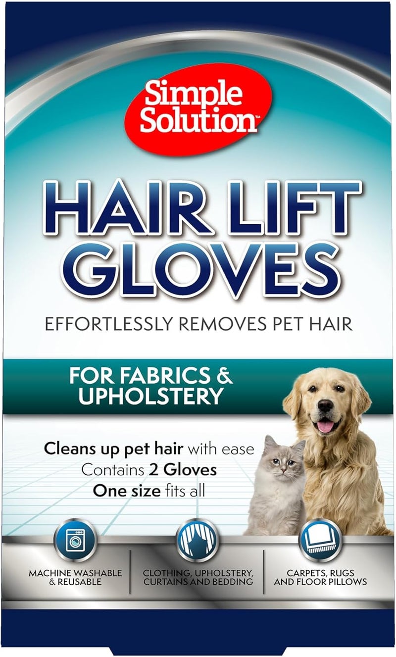 Simple Solution Hair Lift Mitts Gloves Hair Remover, 1 Pair