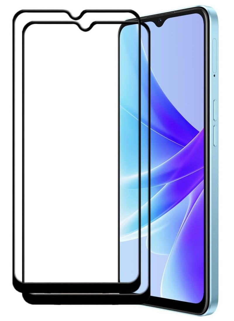 ACLIX 2 Pieces Antistatic ESD Dustproof Premium Quality High Definition Tempered Glass Screen Protector Designed For Oppo A77 4G - Image 1