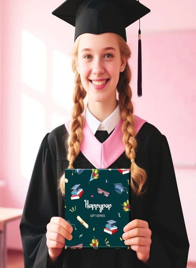 Happy Pop هدايا تخرج هابي بوب 2025 لها - جوارب مع سلسلة مفاتيح للتخرج، تهانينا للخريجات الجامعيات، أفكار هدايا لخريجات الماجستير للنساء - Image 5