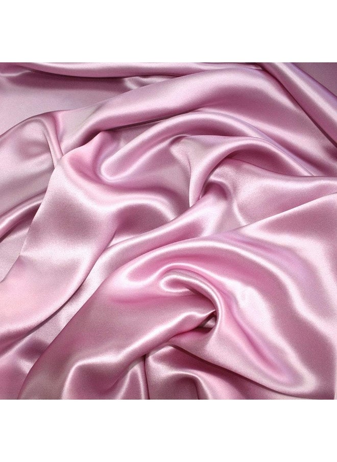 Pro Goleem Pro Goleem Satin Pack n Play Playard Sheet Great for Baby Hair Soft Silk Feeling 27x39 Inch Fitted Portable Mini Crib Sheet Playard Mattress Cover for Girls Pink  - Image 2