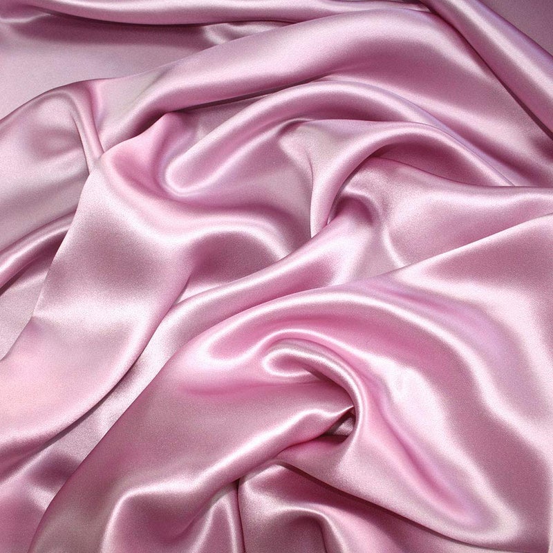 Pro Goleem Satin Pack n Play Playard Sheet Great for Baby Hair Soft Silk Feeling 27x39 Inch Fitted Portable Mini Crib Sheet Playard Mattress Cover for Girls Pink - Image 2