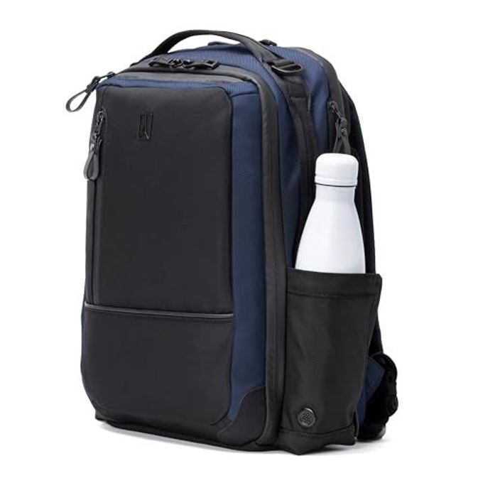 Travelpro Altitude Slim Expandable Travel Laptop Backpack 20-24L, 16 Inch Laptop, Water Resistant, Work, Business, Men And Women, Aviator Navy - Image 2
