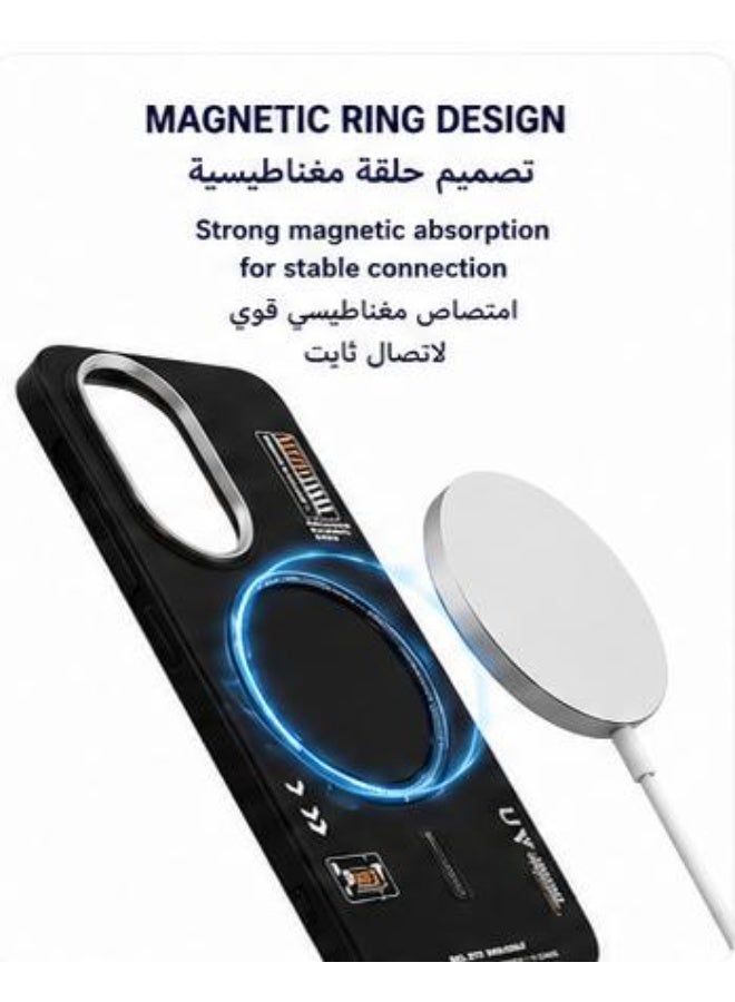 Honor 200 Magnetic Phone Case | Shockproof Anti-Scratch Cover with MagSafe Compatible Magnetic Ring - Image 4