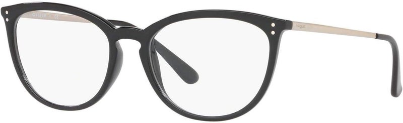 Vogue Eyewear Women's Vo5276 Cat Eye Prescription Eyewear Frames - Black/Demo Lens - Image 2