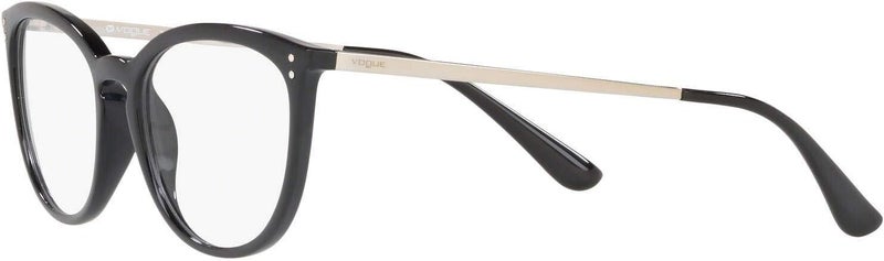 Vogue Eyewear Women's Vo5276 Cat Eye Prescription Eyewear Frames - Black/Demo Lens - Image 3