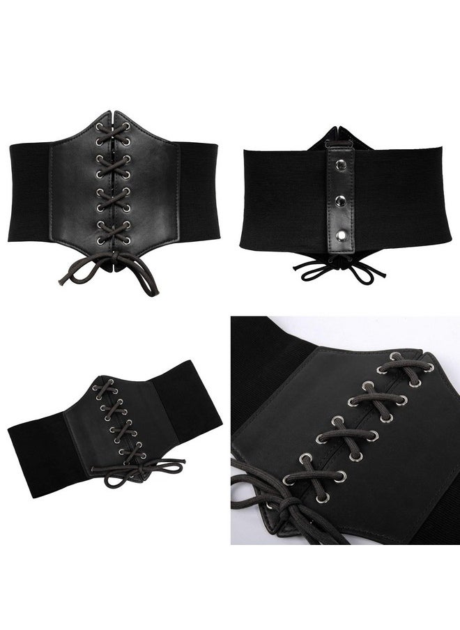 Women Elastic Faux Leather Belt Fashion Cincher Belt Corset 3 Pieces(Xl, Black + Coffee + Red) - pzsku/Z27CE78887DD64D14CC25Z/45/_/1735566816/5764c06a-655e-46b8-b8f7-a38c64139f71