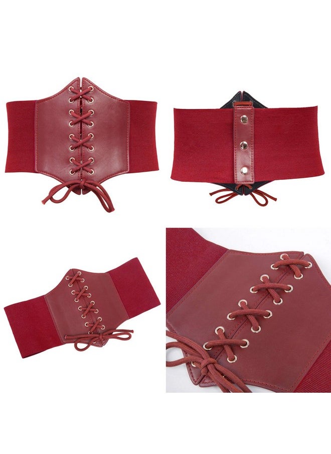 Women Elastic Faux Leather Belt Fashion Cincher Belt Corset 3 Pieces(Xl, Black + Coffee + Red) - pzsku/Z27CE78887DD64D14CC25Z/45/_/1735566818/86ce99c3-83cd-4492-adce-cf1a177b1a5f