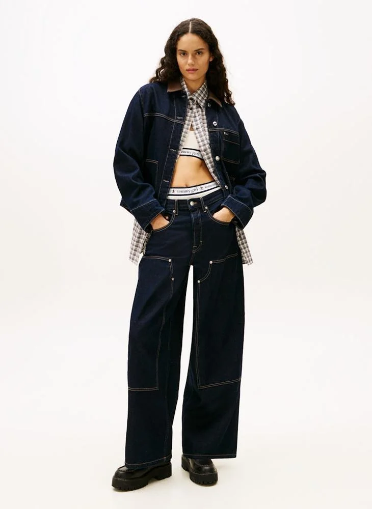 تومي جينز جاكيت جينز بشعار