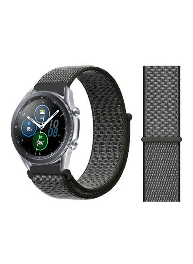 Perfii Replacement Band For Samsung Galaxy Watch3 45mm Dark Olive Grey - Image 2