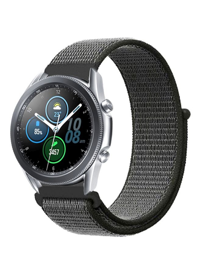 Perfii Replacement Band For Samsung Galaxy Watch3 45mm Dark Olive Grey - Image 1