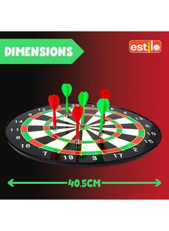 Estilo Estilo Super Big Full Size Magnetic Dart Board Game Toy for Kids with 6 Highly Magnetic Darts, Excellent Comfortable Play Indoor Game and Party Game, Magnetic Dart Board Toy Gift  - Image 3