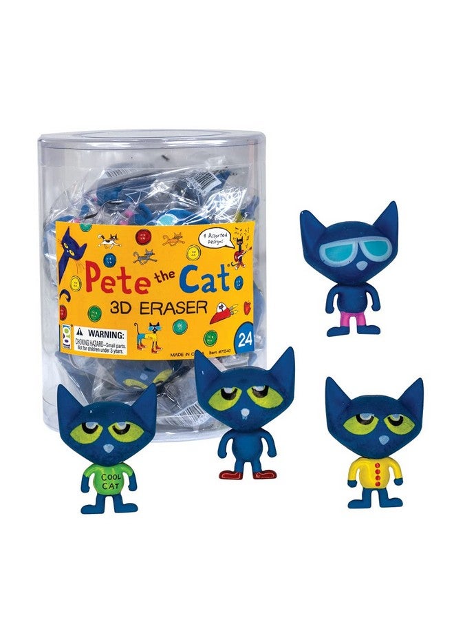 Geddes Raymond Geddes Pete The Cat 3D Eraser (Tub Of 24) - Image 3