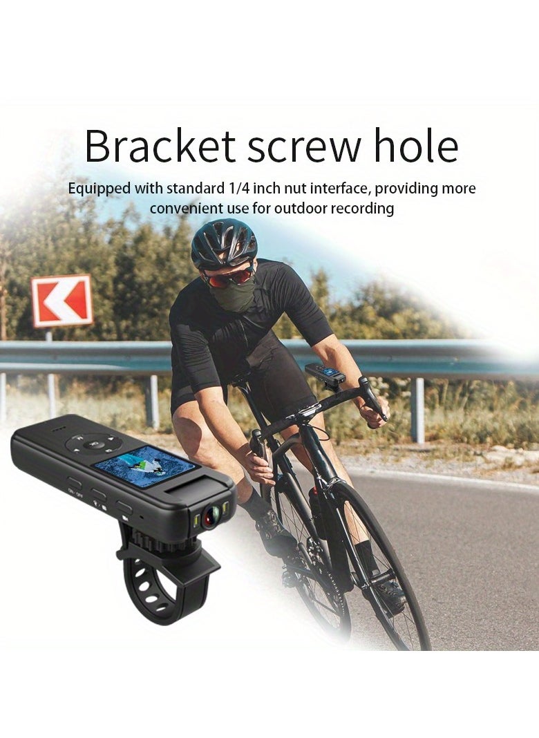 Generic 4K Portable Video Camera Recorder, Motorcycle Driving Recorder, Outdoor Mini Action Camera, Portable Camera, Driving Recorder, Miniature Camera+32Gcard  - Image 1