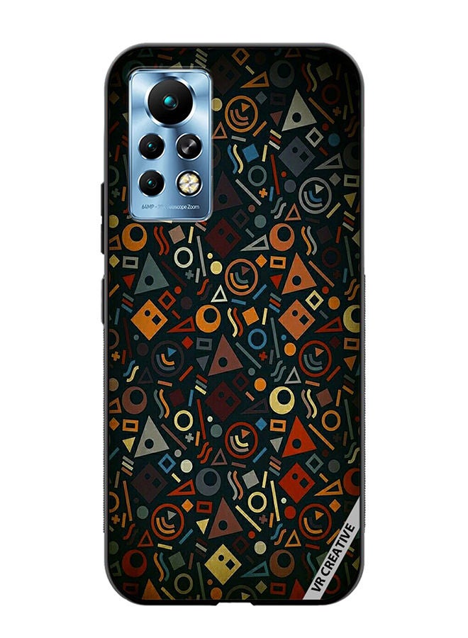VR CREATIVE Protective Case Cover For Infinix Note 11 Pro Maxin Pattern Design Multicolour - Image 1