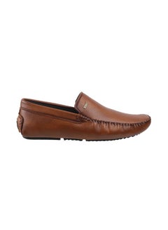 Mochi Mochi Mens Leather Tan Loafers (Size (9 UK (43 EU))  - Image 2
