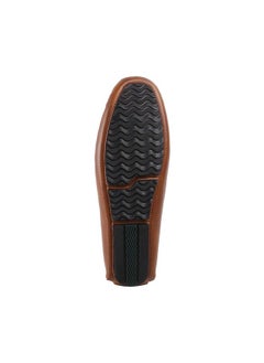 Mochi Mochi Mens Leather Tan Loafers (Size (9 UK (43 EU))  - Image 4